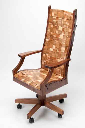 block and cable office chair from Alan Daigre Designs