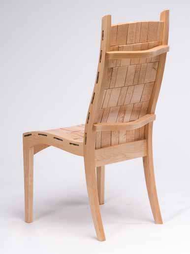 Dining Room Chair from Alan Daigre Designs, featuring maple blocks