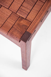 block and cable foot stool from Alan Daigre Designs